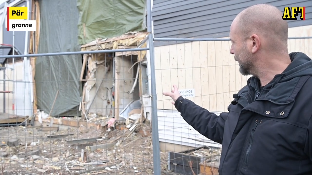 Se förödelsen efter sprängningen i Hässelby: "Handfat borta från väggarna"