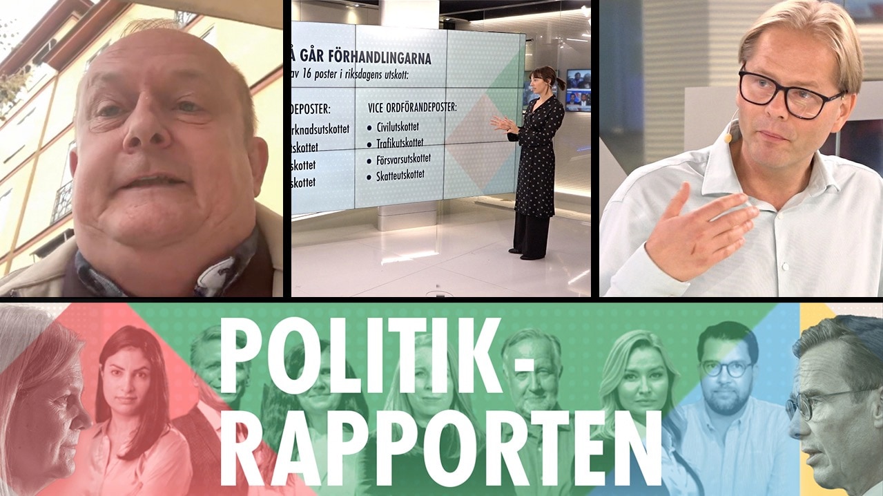 Politikrapporten: Så går det för Kristersson – analys och debatt i studion