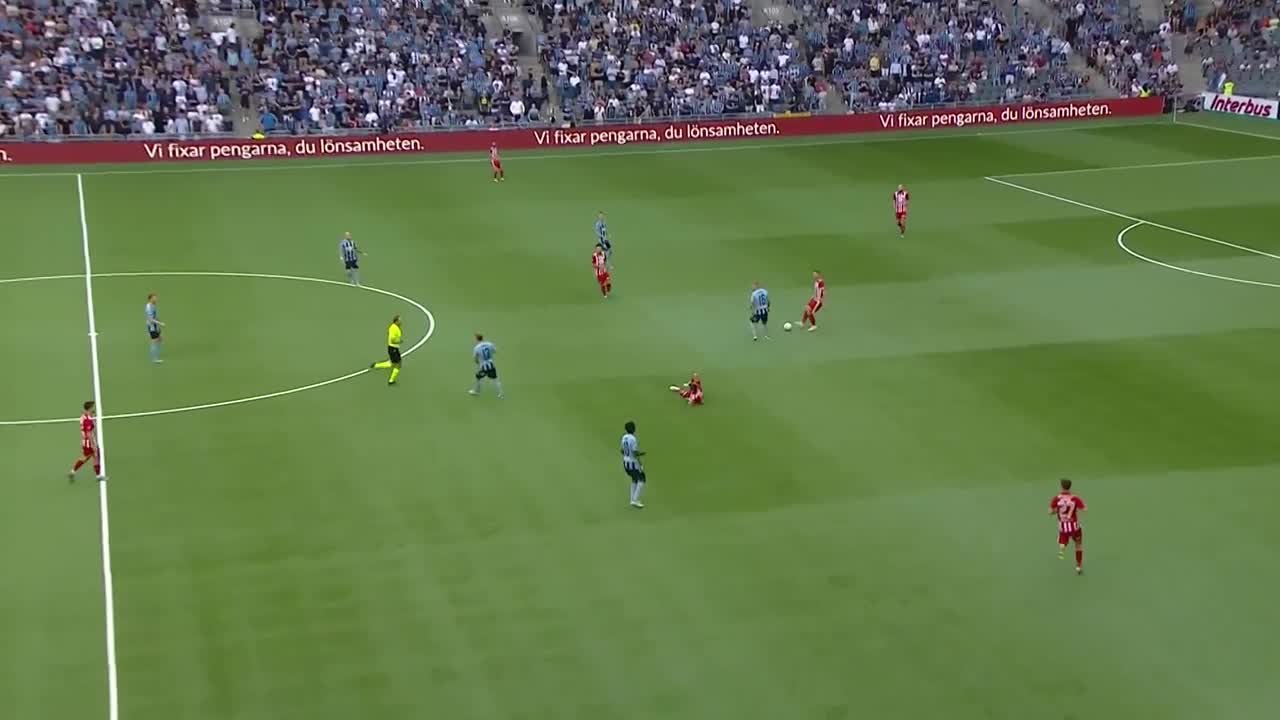 Asoro tvåmålsskytt igen när Djurgården avancerade i Conference League