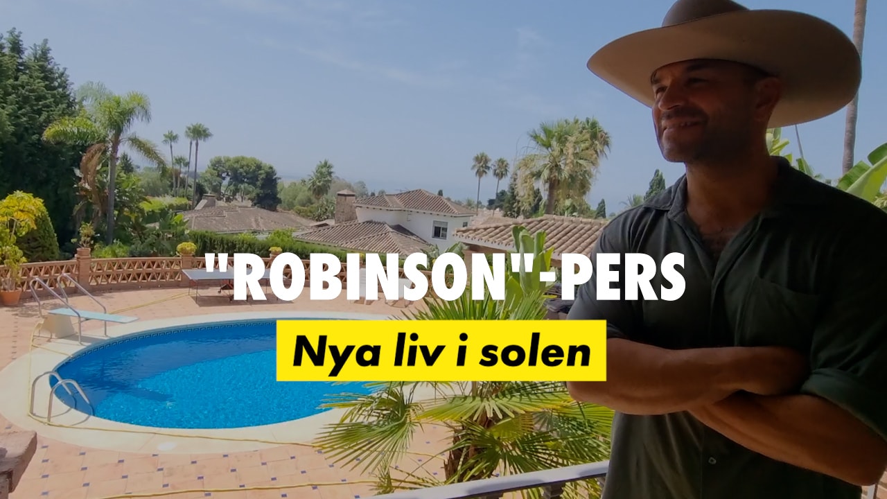 Så är ”Robinson”–Pers nya liv i solen