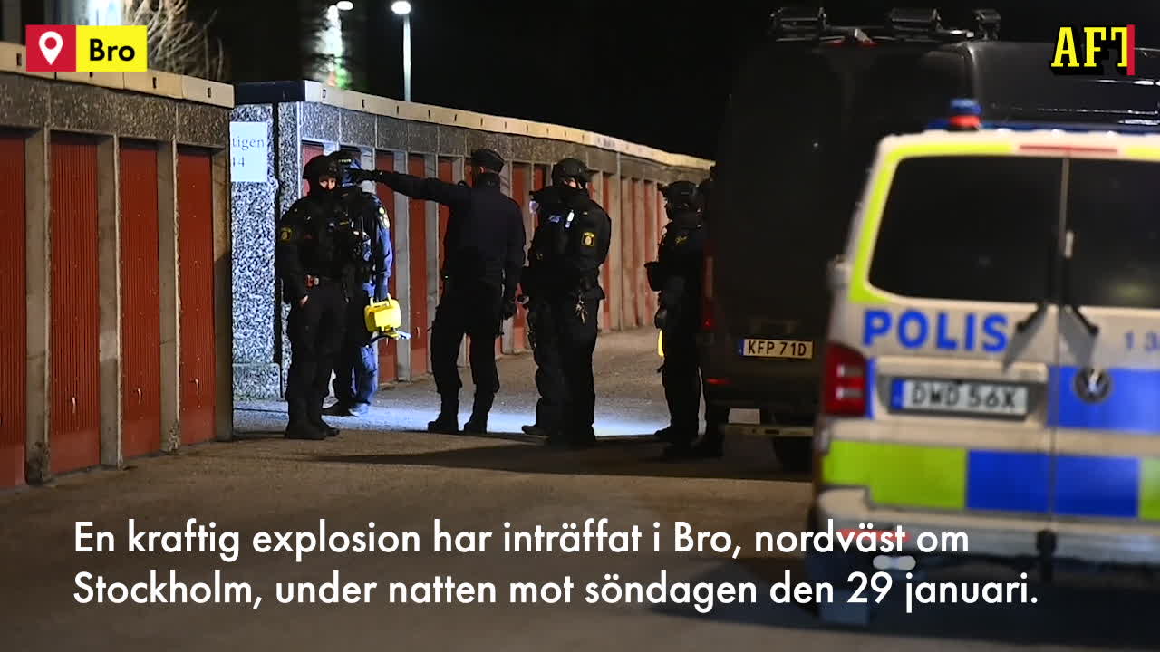 Dubbelexplosion i Stockholm - på mindre än två timmar