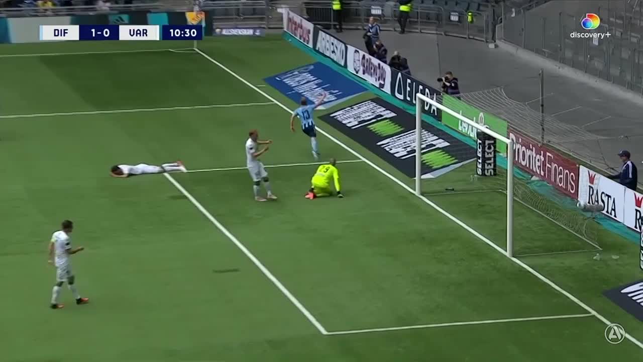 Straffmiss och målfest när Djurgården slog Varberg