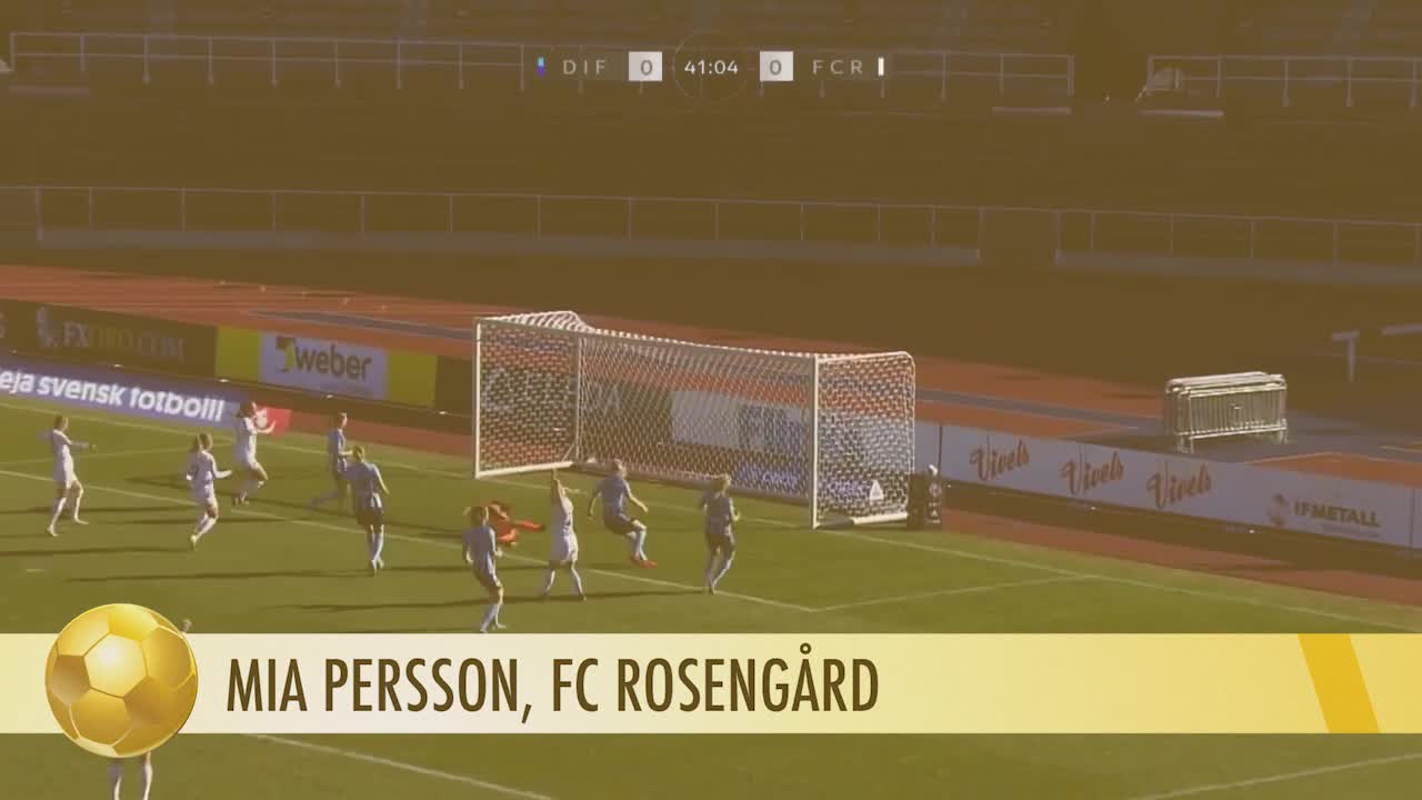 Årets hattrick - Mia Persson, FC Rosengård