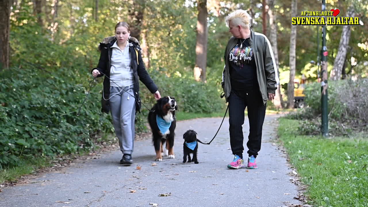 Stephanie, 18: "För mig betyder hundarna väldigt mycket"