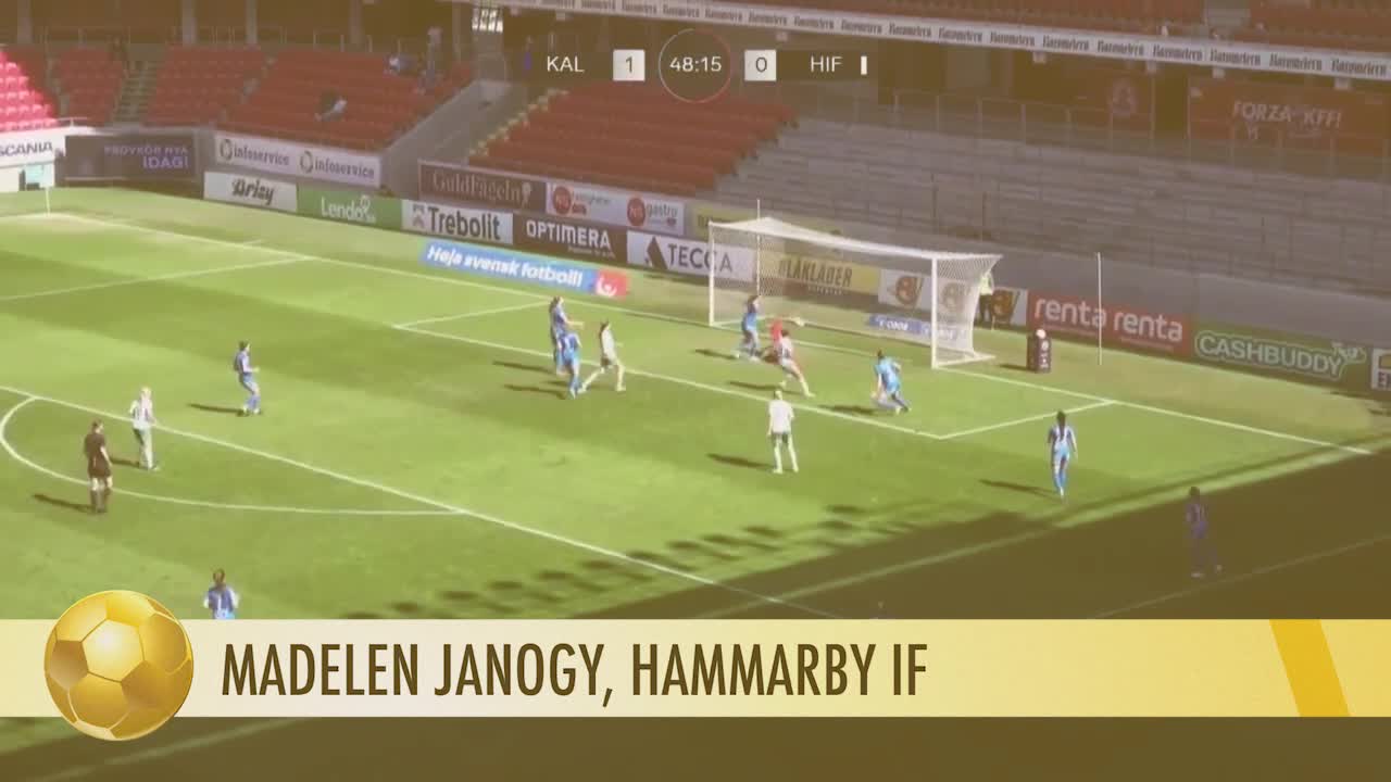 Årets hattrick - Madelen Janogy, Hammarby IF