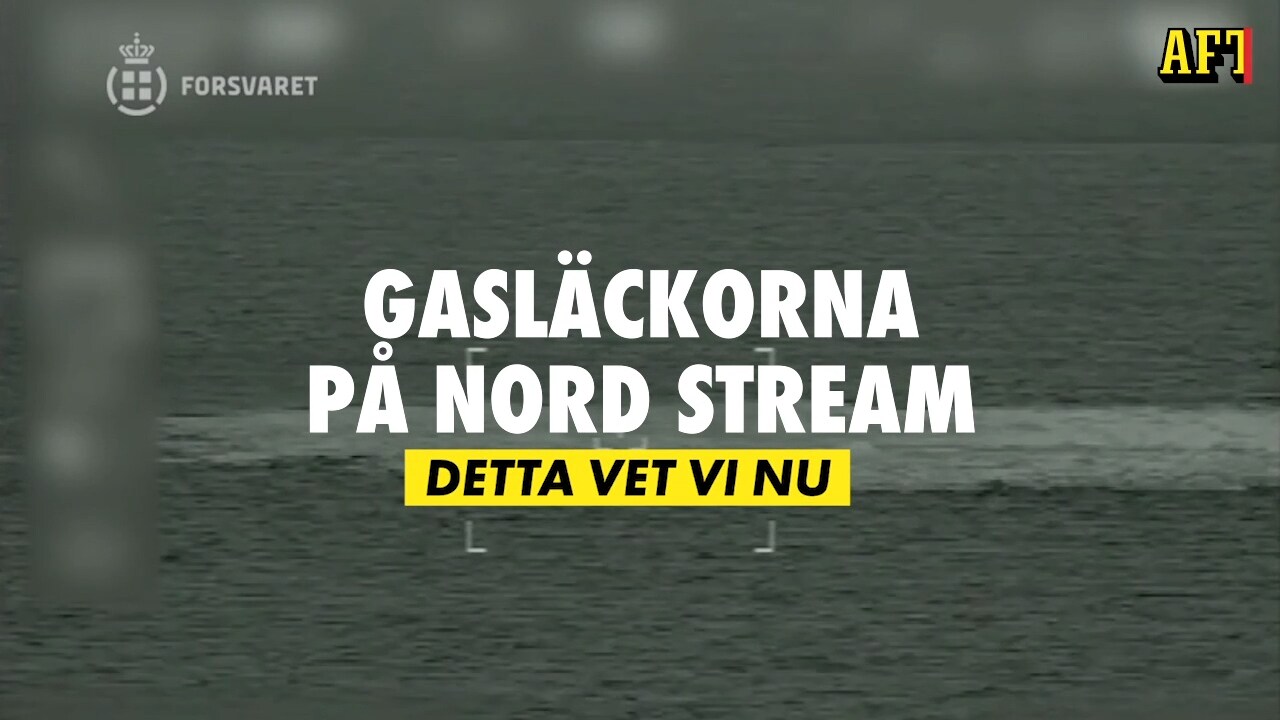 Gasläckorna på Nord Stream – detta vet vi nu