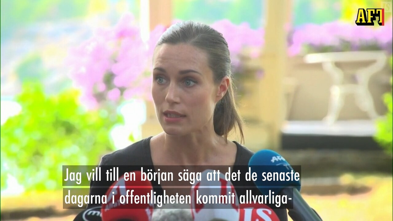 Sanna Marin: ”Har tagit ett drogtest”