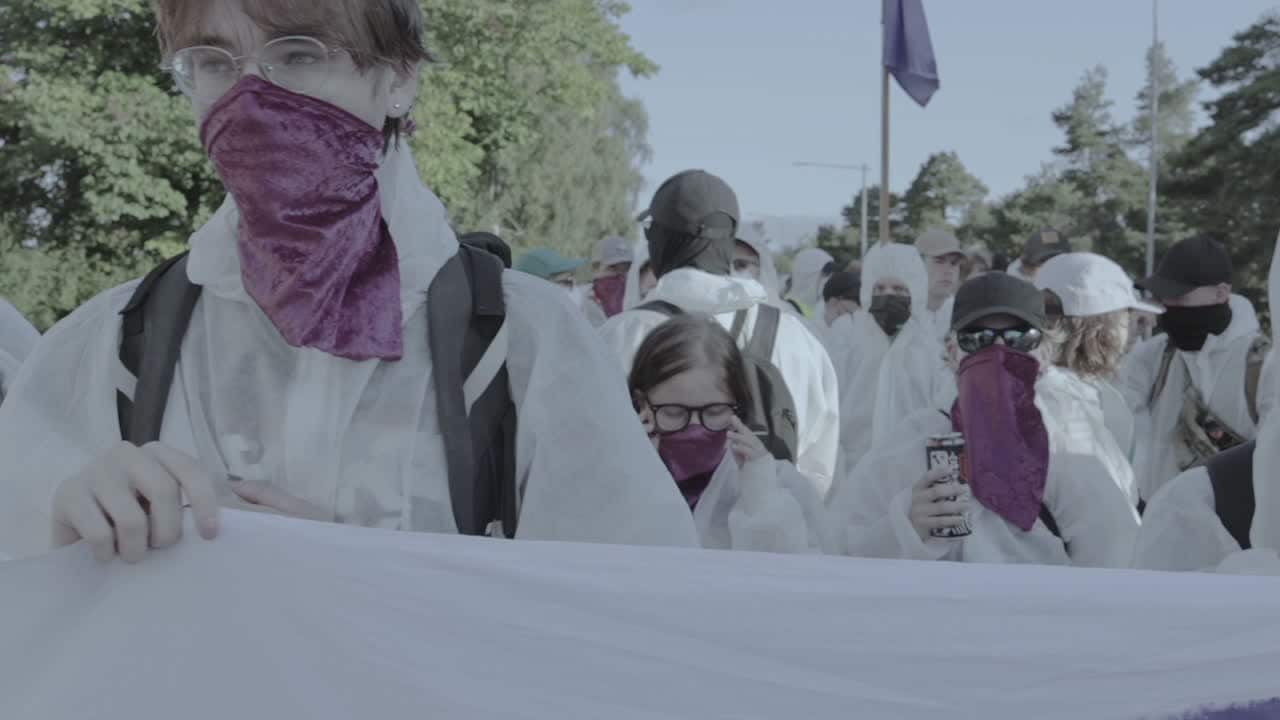 Klimataktion på Gotland