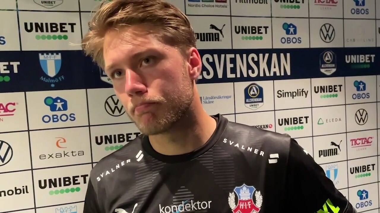 "Väldigt surt i en match som betyder så mycket"