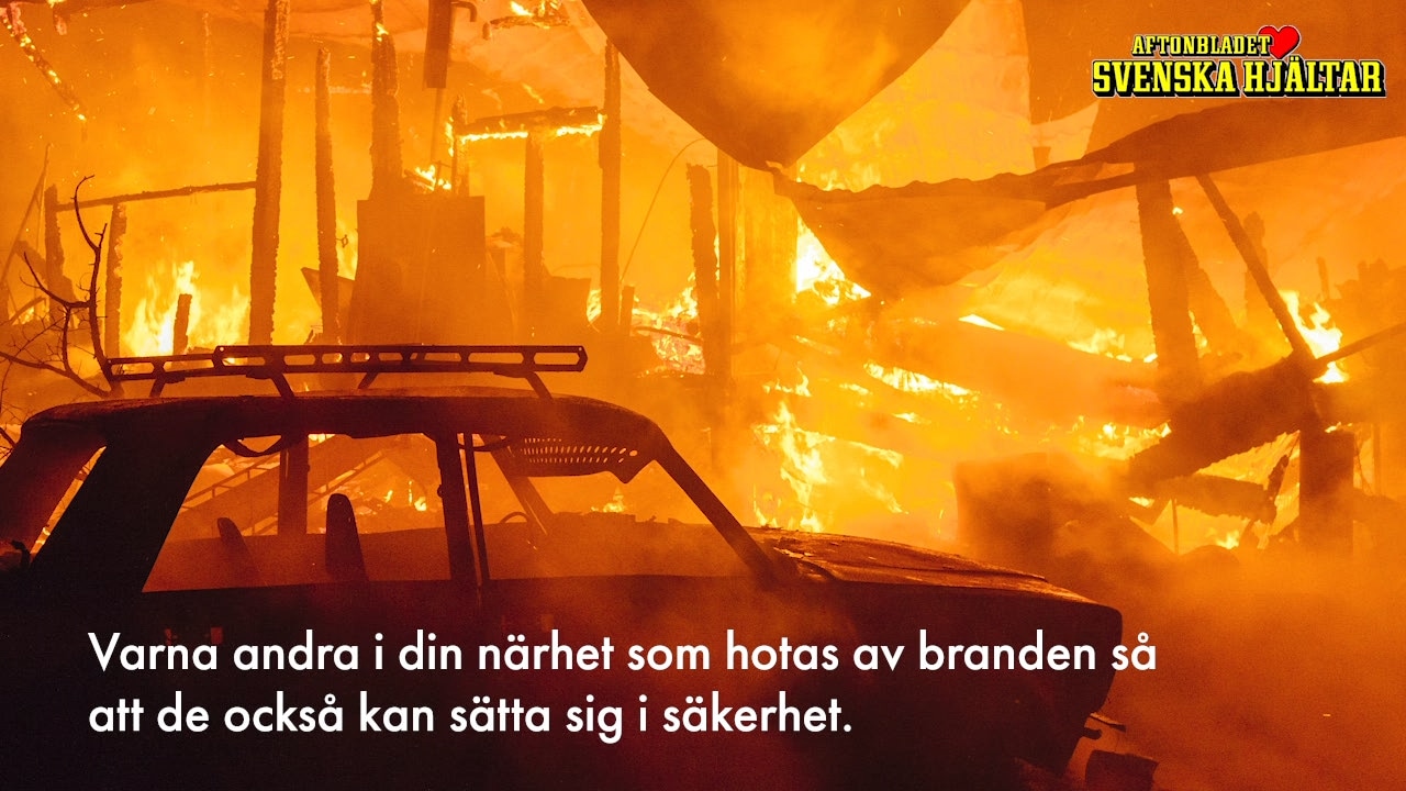 Så gör du om det börjar brinna