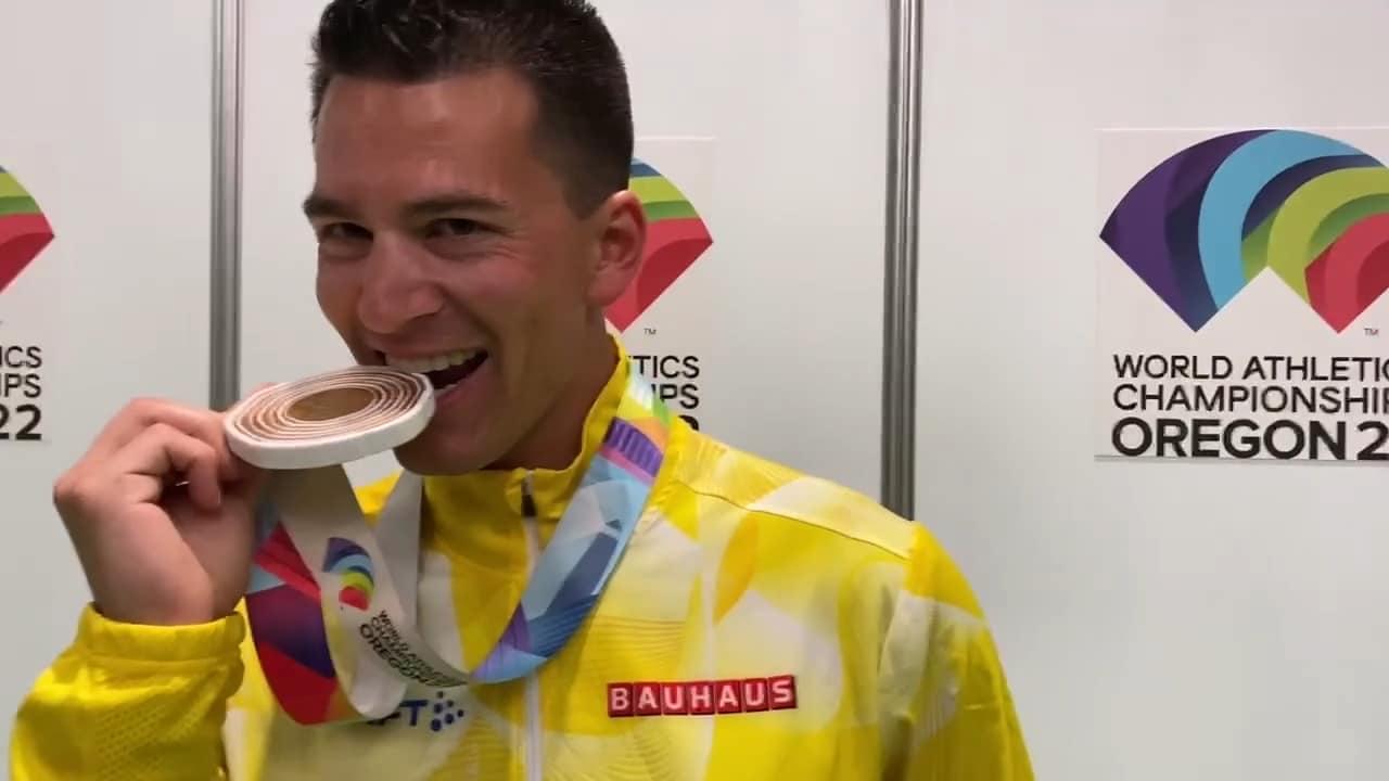 ”Vrickade foten under loppet”