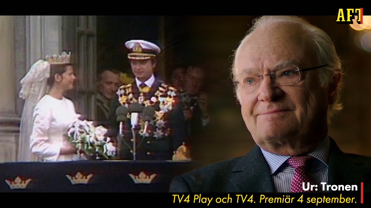 Kungen om hur drottningen mottogs av folket