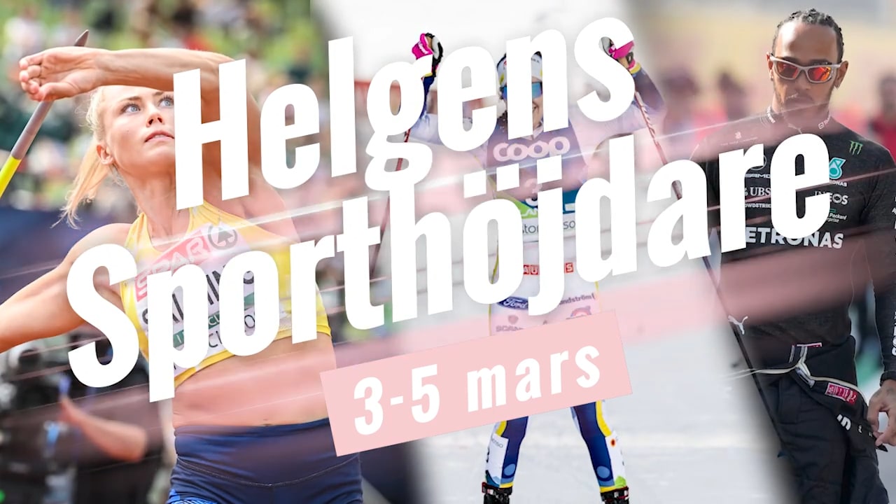 Här är helgens sporthöjdare 3-5 mars