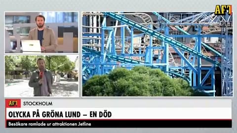 Olycka på Gröna Lund – en död - Aftonbladet TV