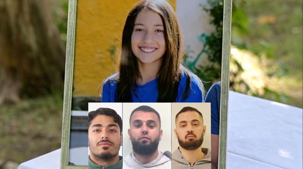 Tre män döms för mordet på tolvåriga Adriana - Får livstids fängelse