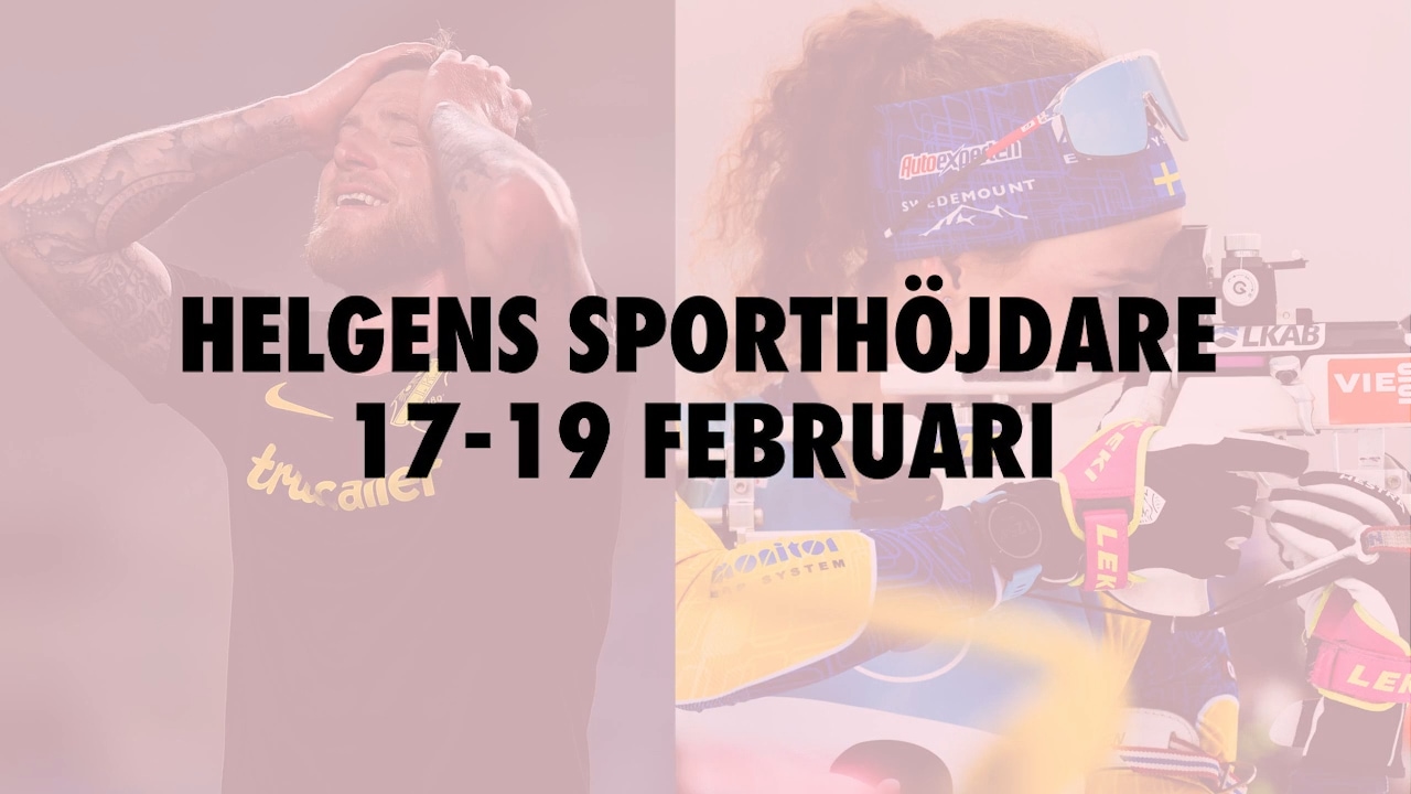 Här är helgens sporthöjdare 17-19 februari