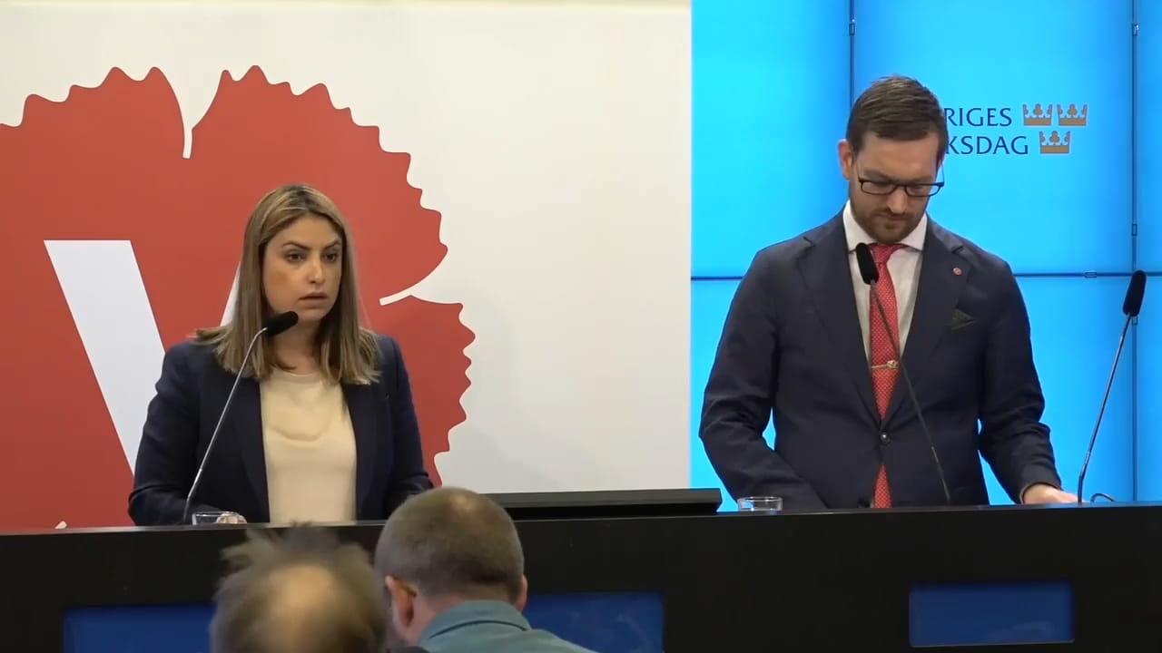 Se hela pressträffen med Nooshi Dadgostar