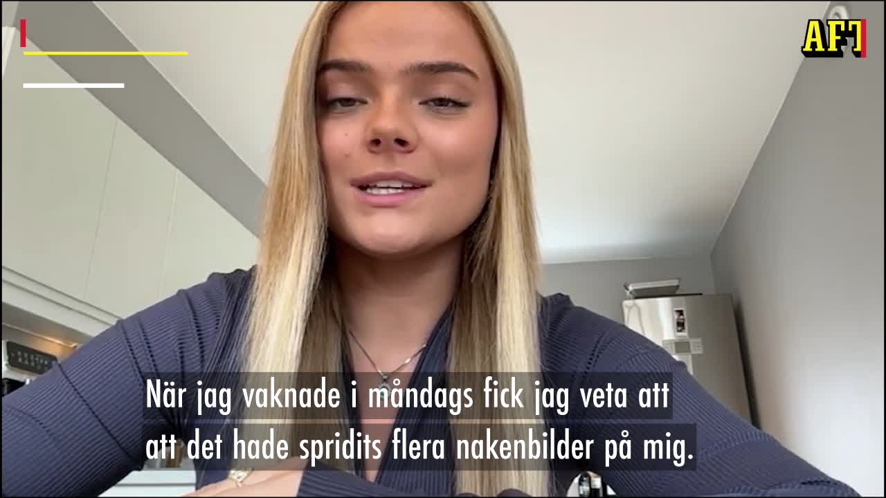 Norska influencern Linnea Løtvedt fick AI-genererade nakenbilder spridda