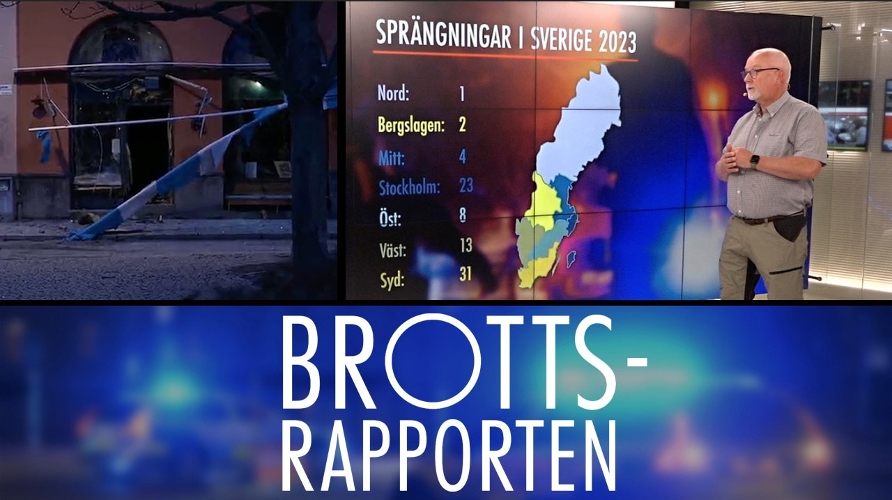 Därför sker allt fler sprängdåd i Sverige