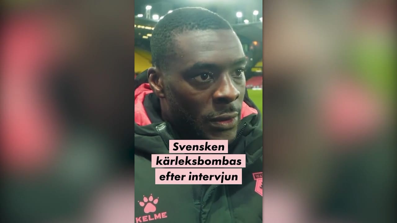 Ken Sema hyllas för intervjun