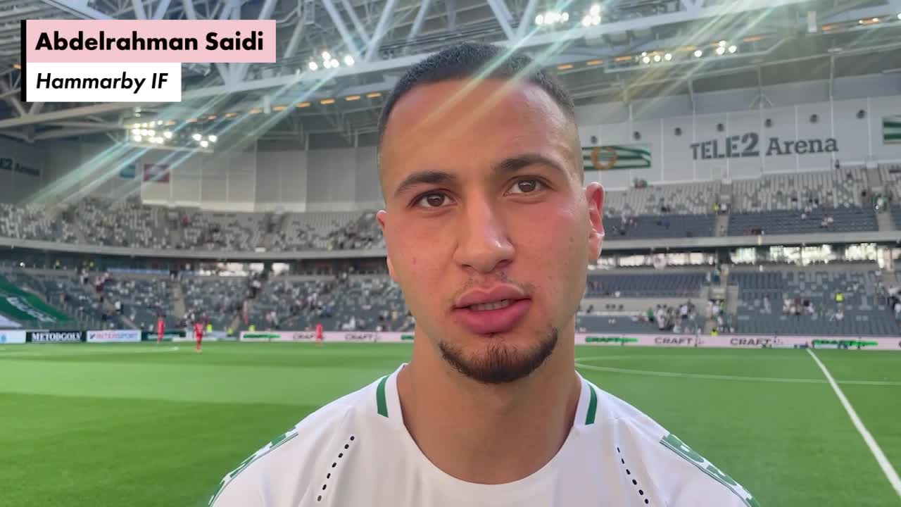 Saidi: "Vi gör inte mål på våra chanser"