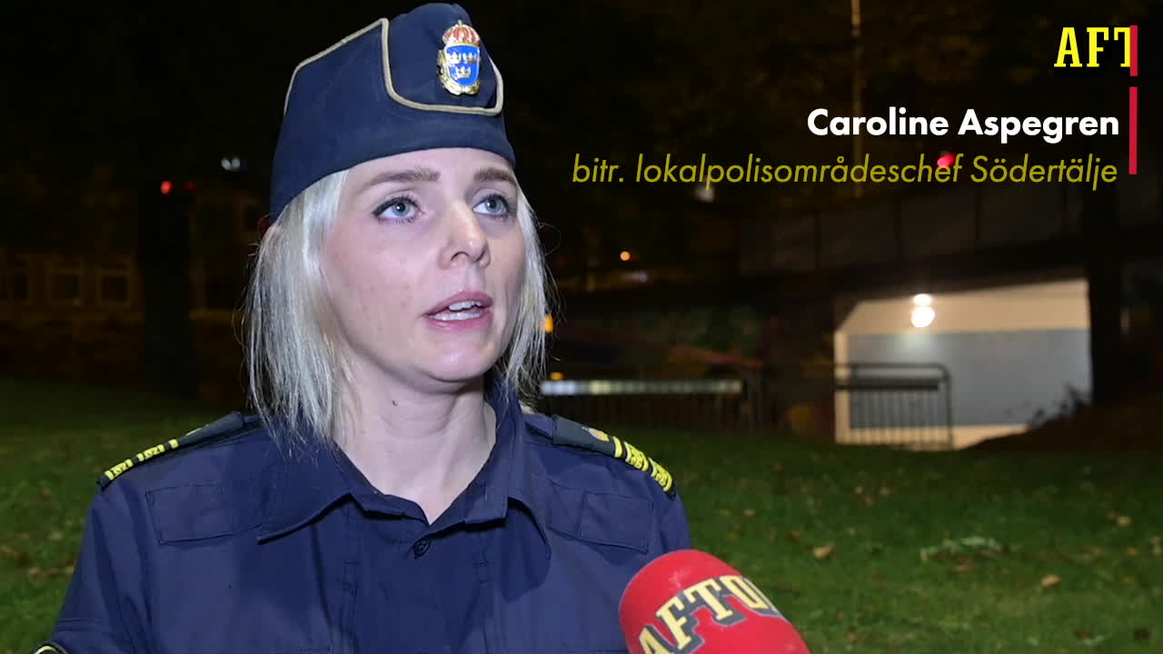 Polisen om skjutningarna i Södertälje