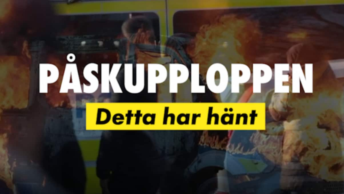 Upplopp under påskhelgen – detta har hänt