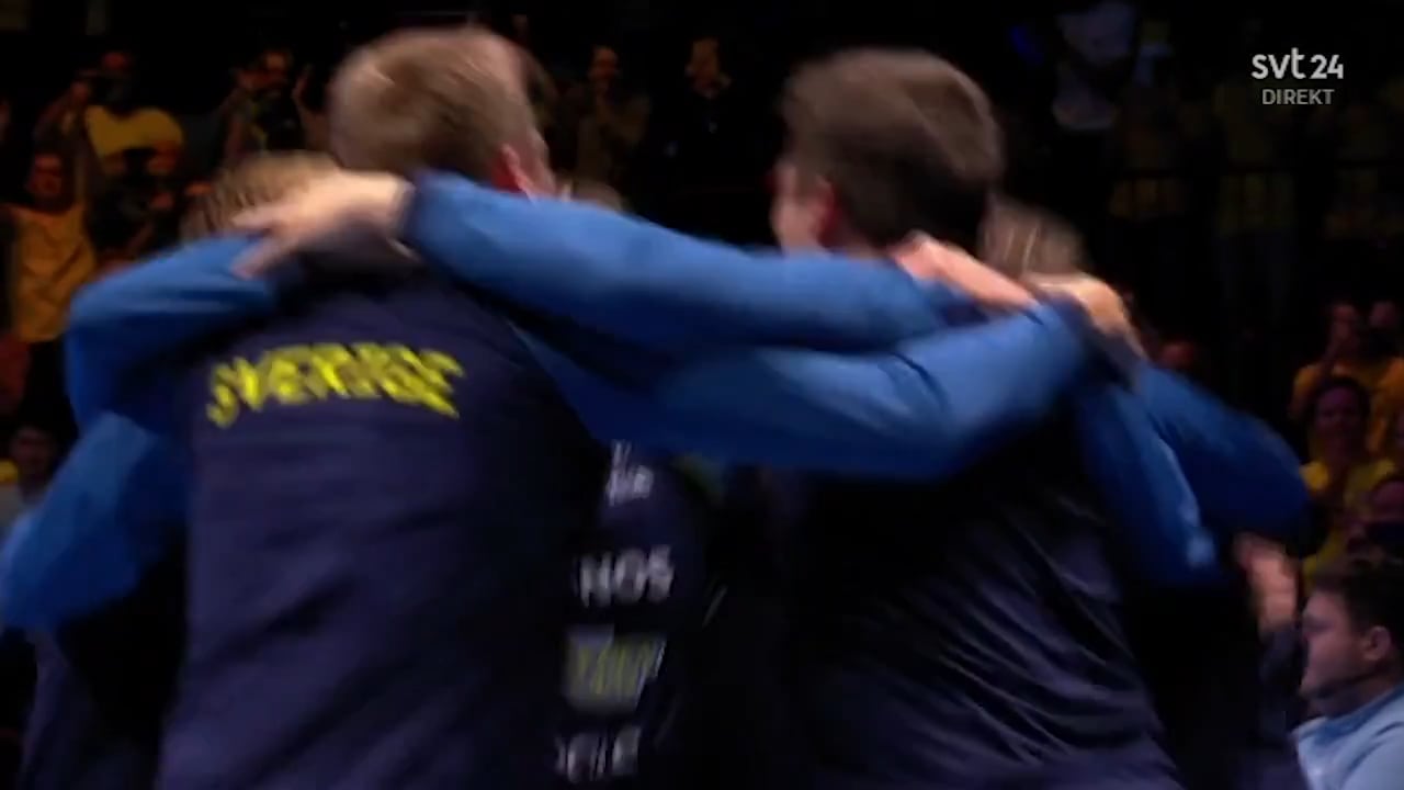 Här tar Sverige EM-guld – se vilda segerjublet