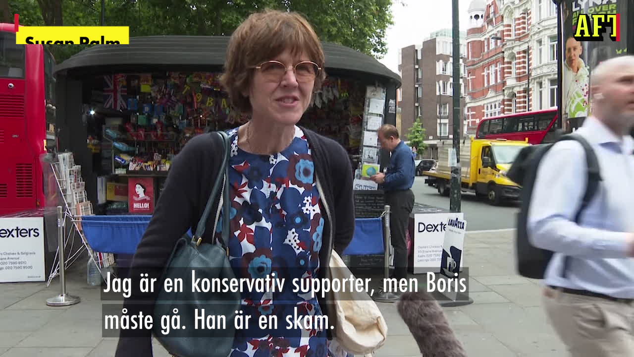 Britterna om Johnsons avgång: "Han är en skam"