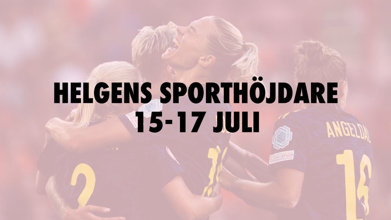 Helgens sporthöjdare 15-17 juli