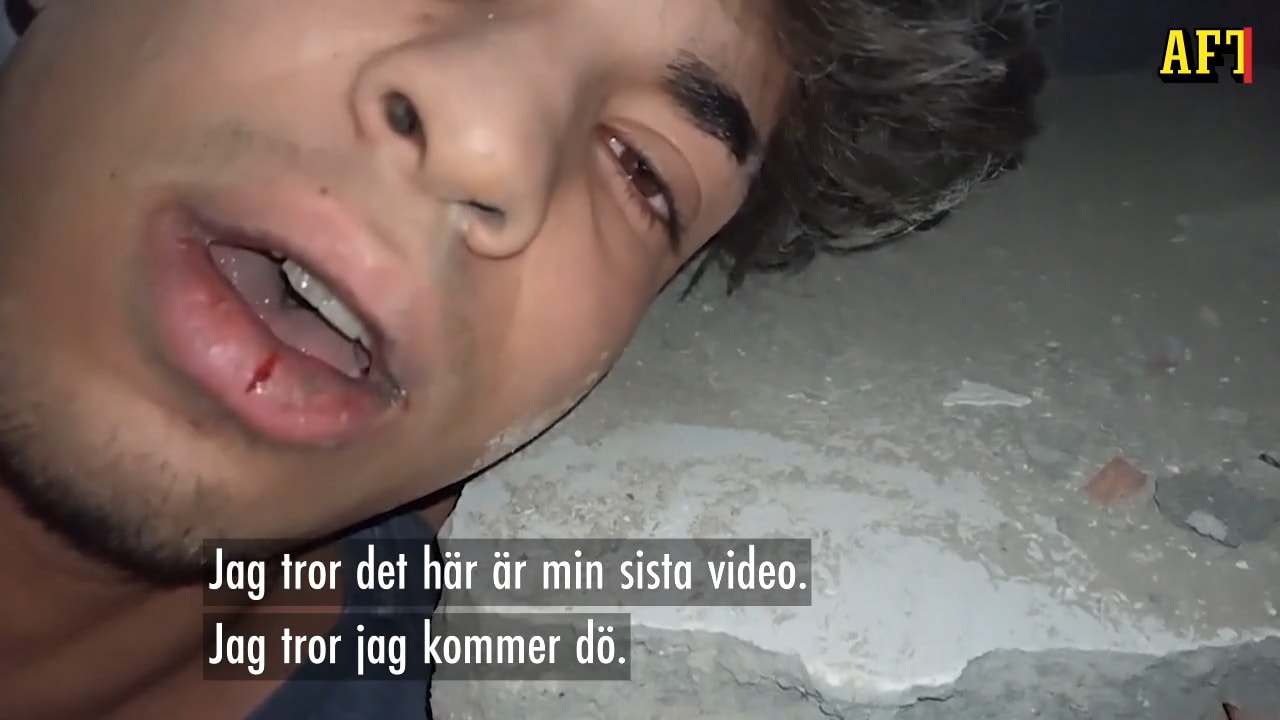 Taha, 17: Det här är min sista video