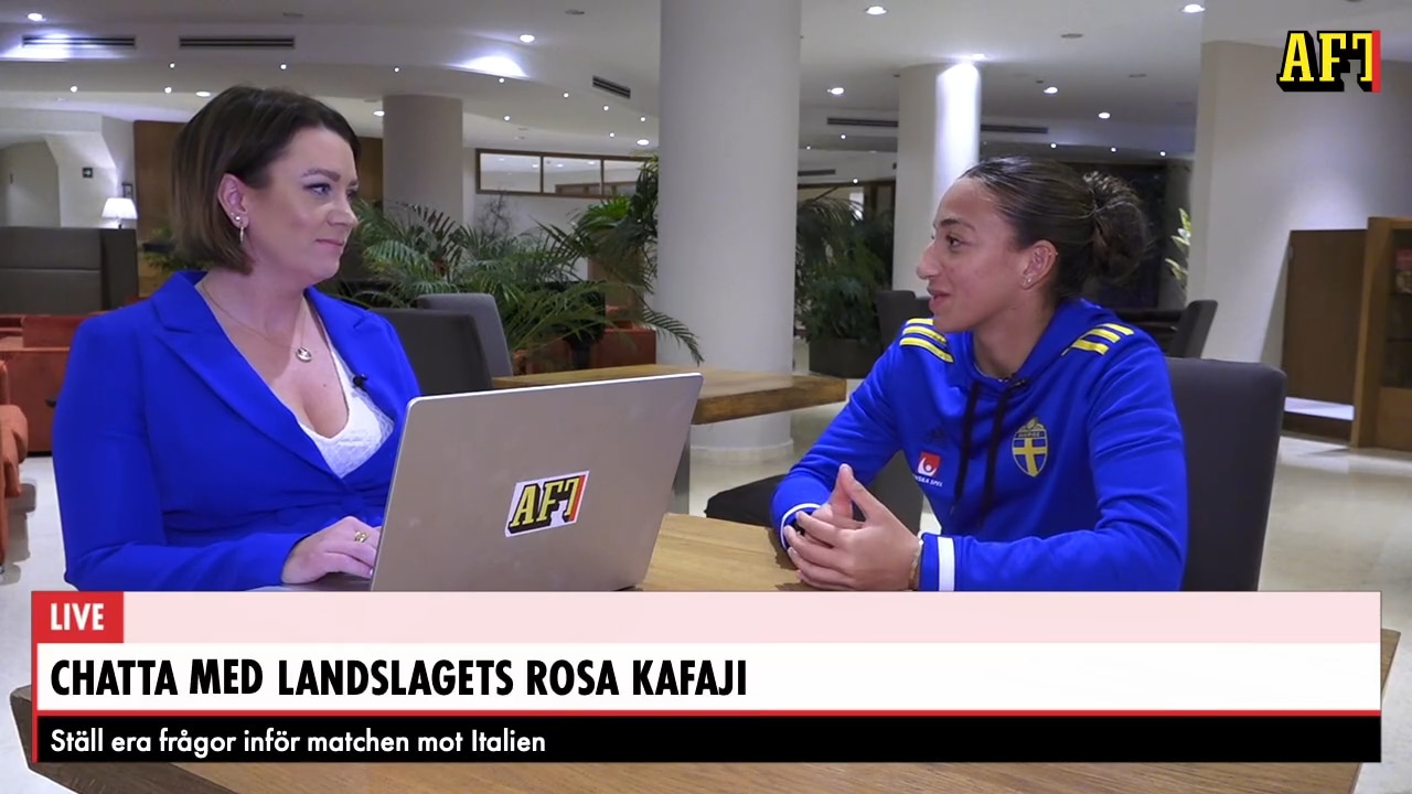 REPRIS: Chatta med landslagets Rosa Kafaji