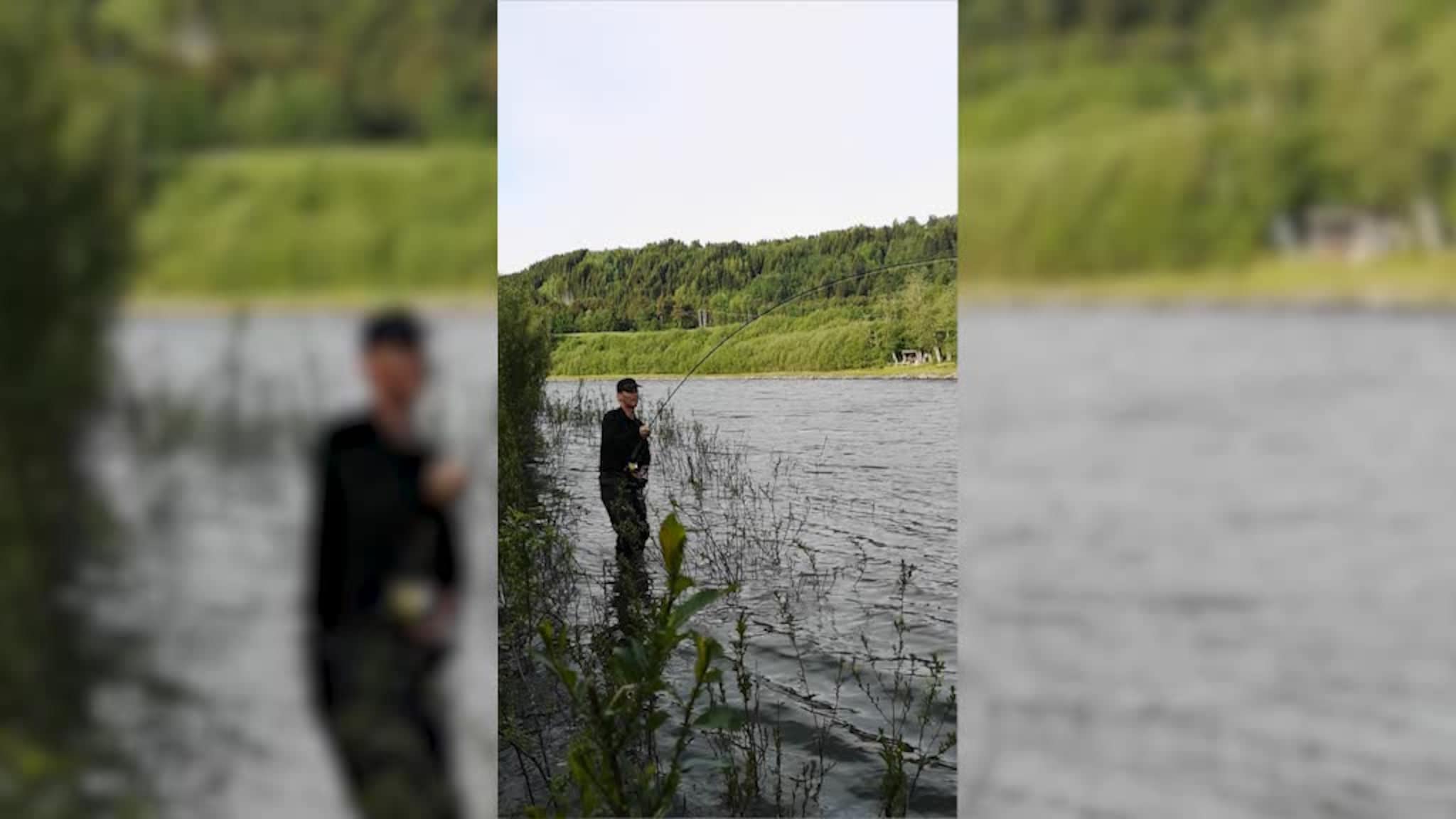Kamp mot laksen på Horgøien