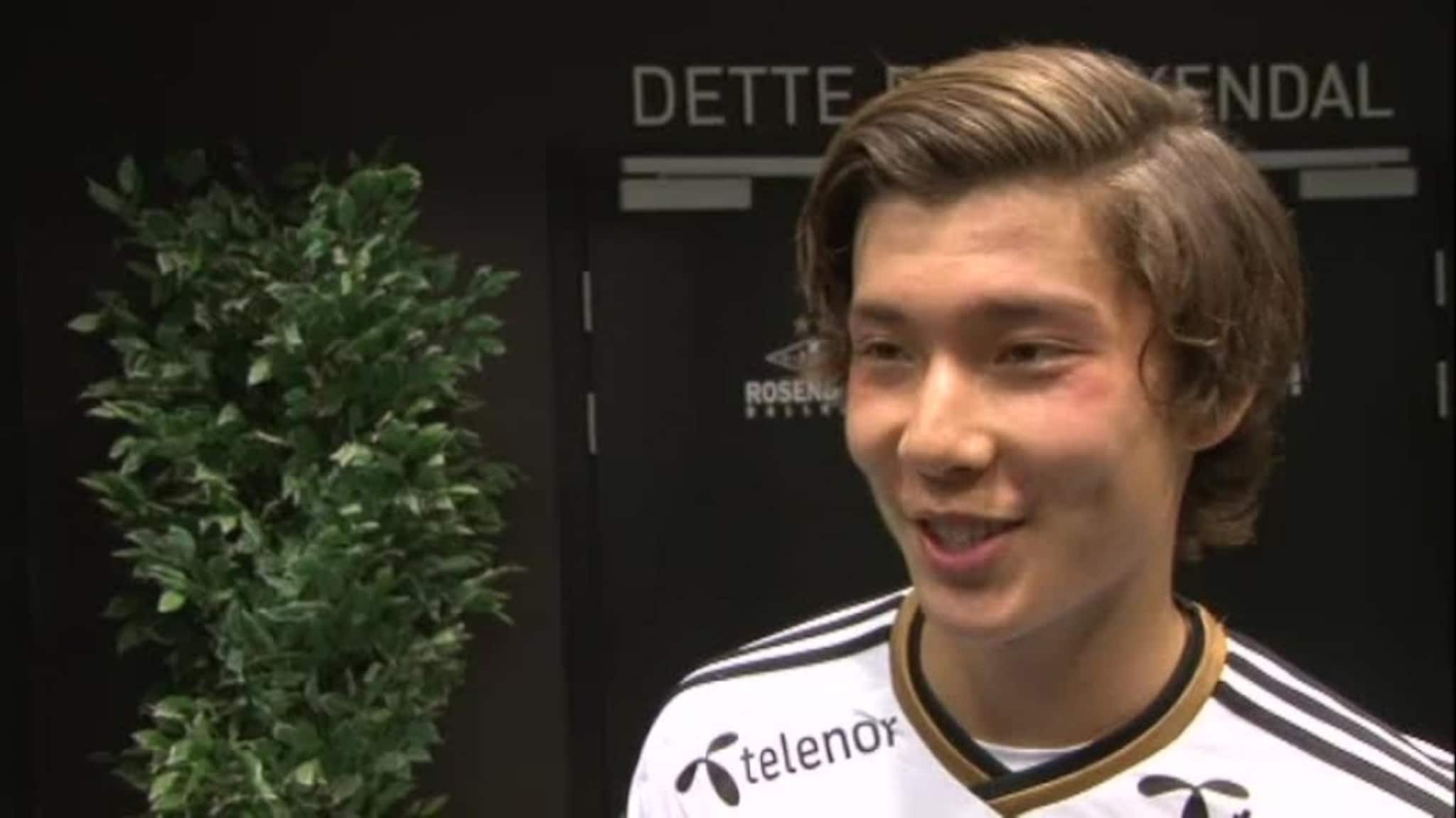Etter kampen: John Hou Sæter