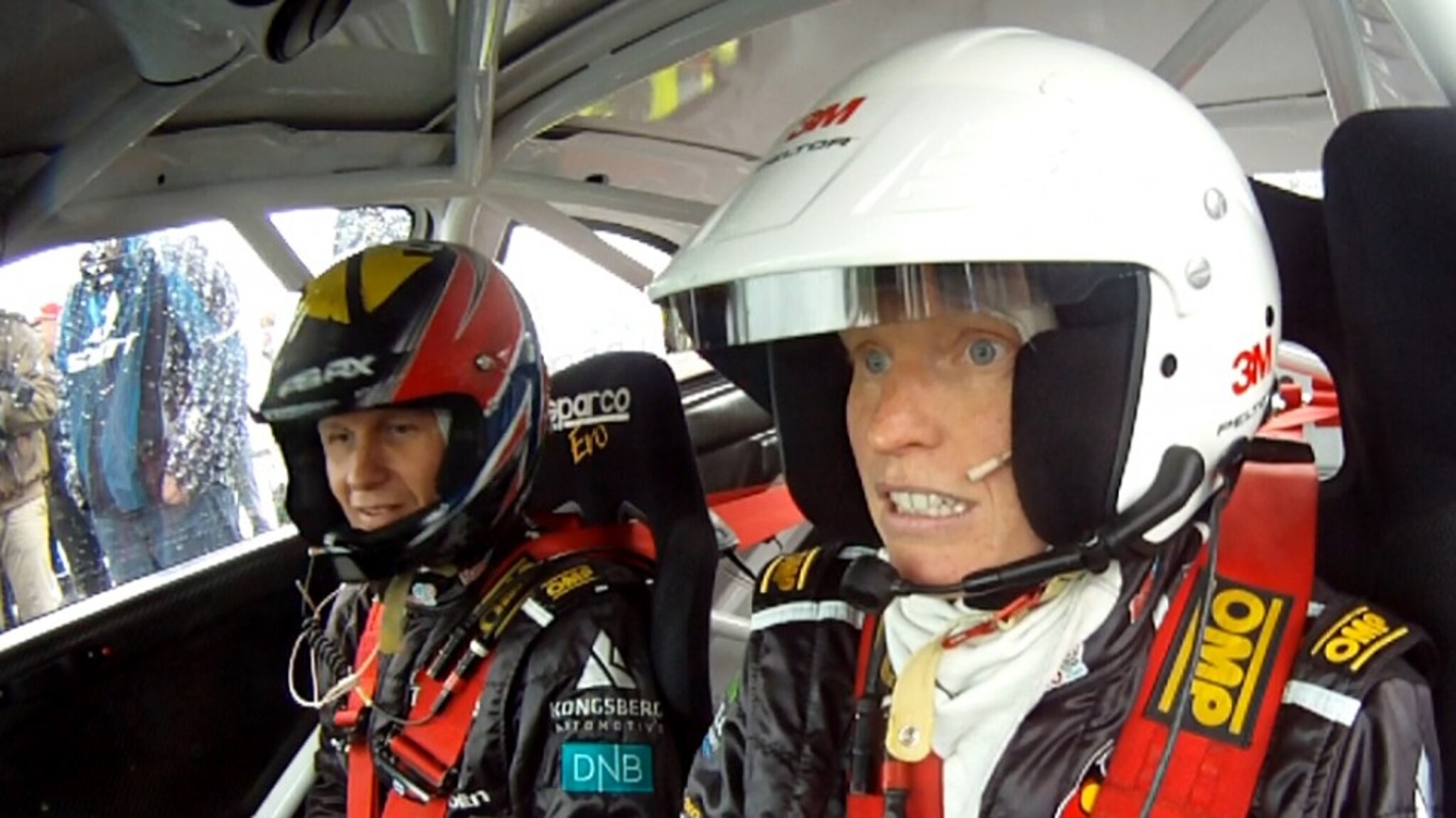Petter Solberg og Tora Berger i duell