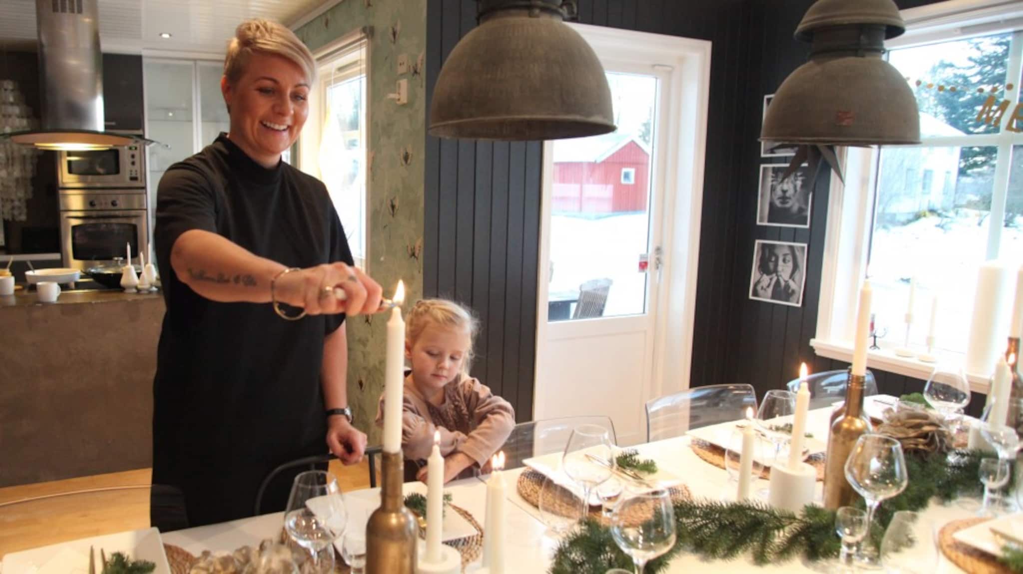 Hjem: Tøff stil med sparkel på veggene