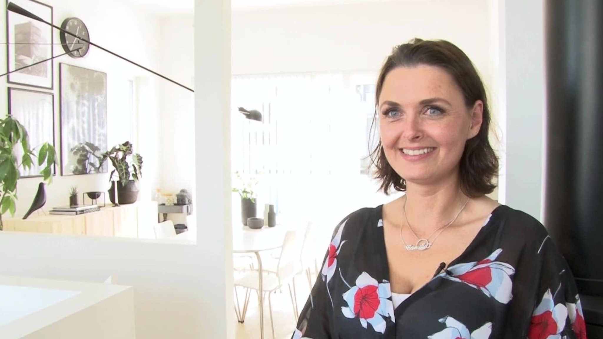 Hjem: Bli med hjem til Camilla Winum i Malvik