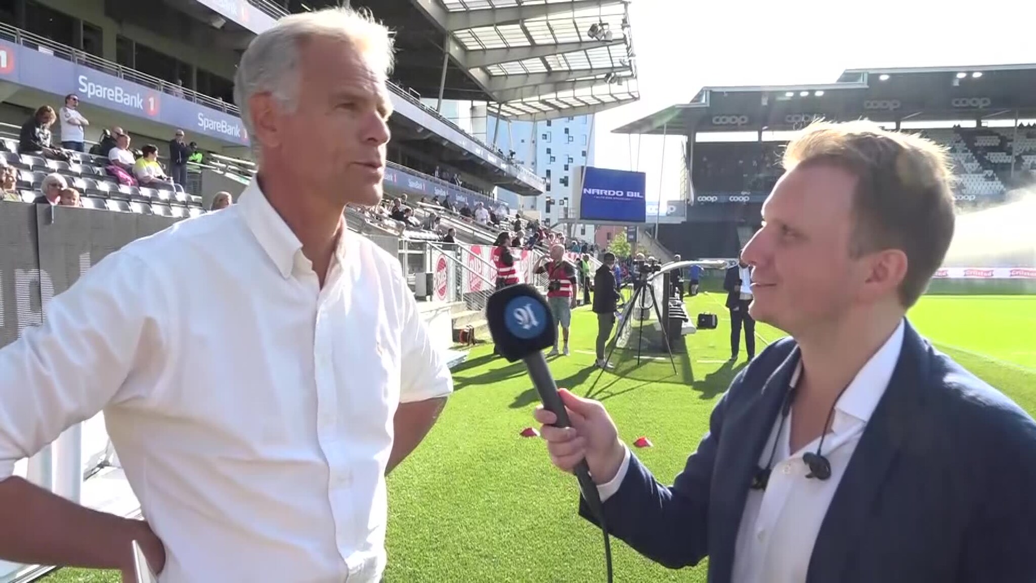 Intervju med Rune Bratseth før kampen RBK-Linfield