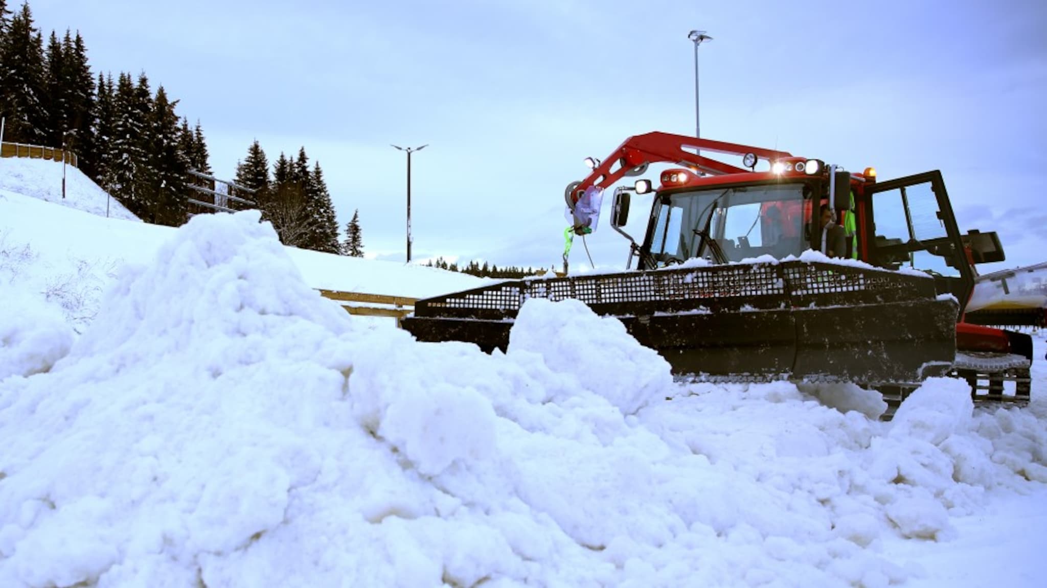 Gammel snø gjenbrukes