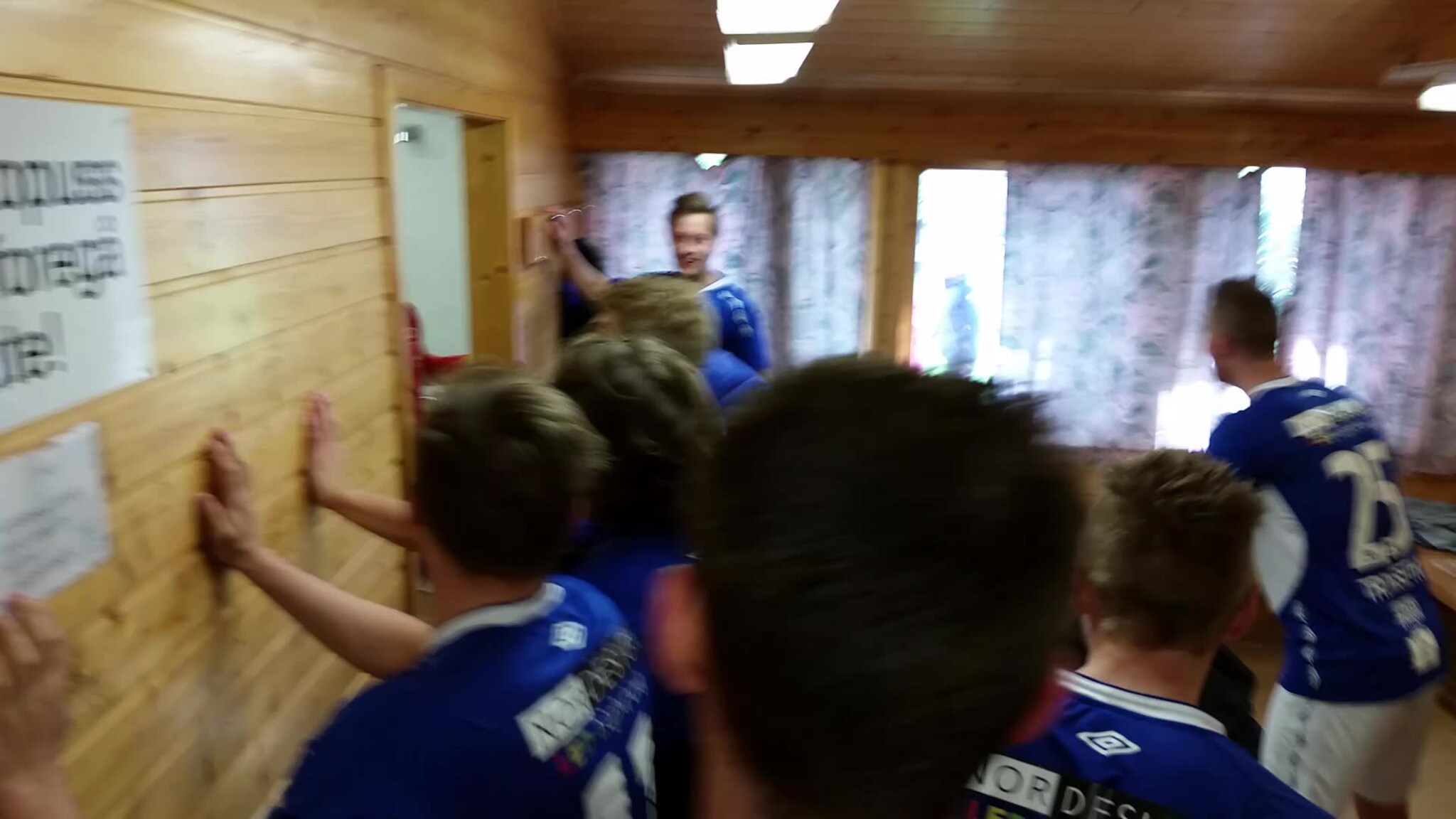 Her tar Ranheim helt av i garderoben