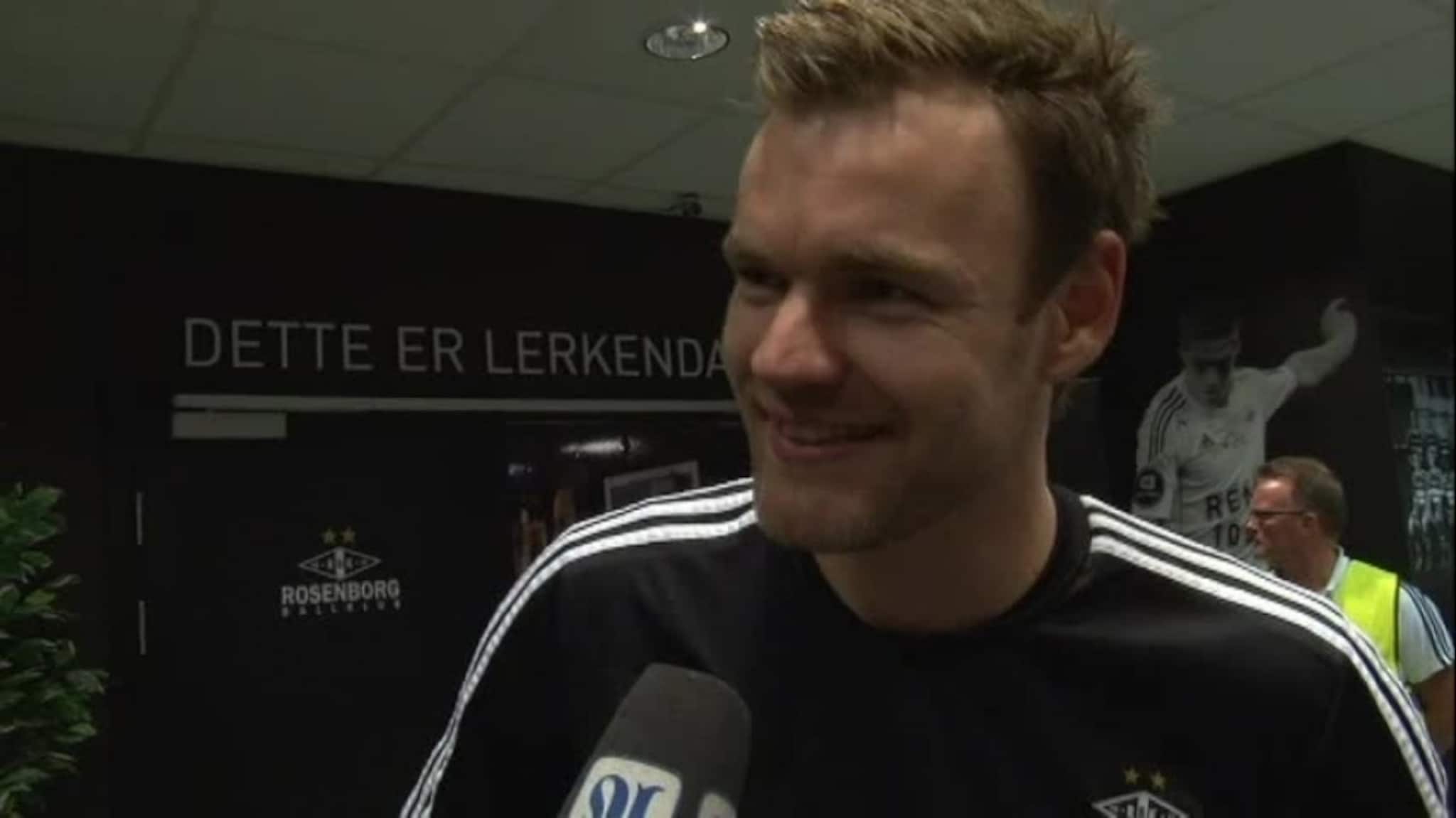 Etter kampen: Alexander Lund Hansen