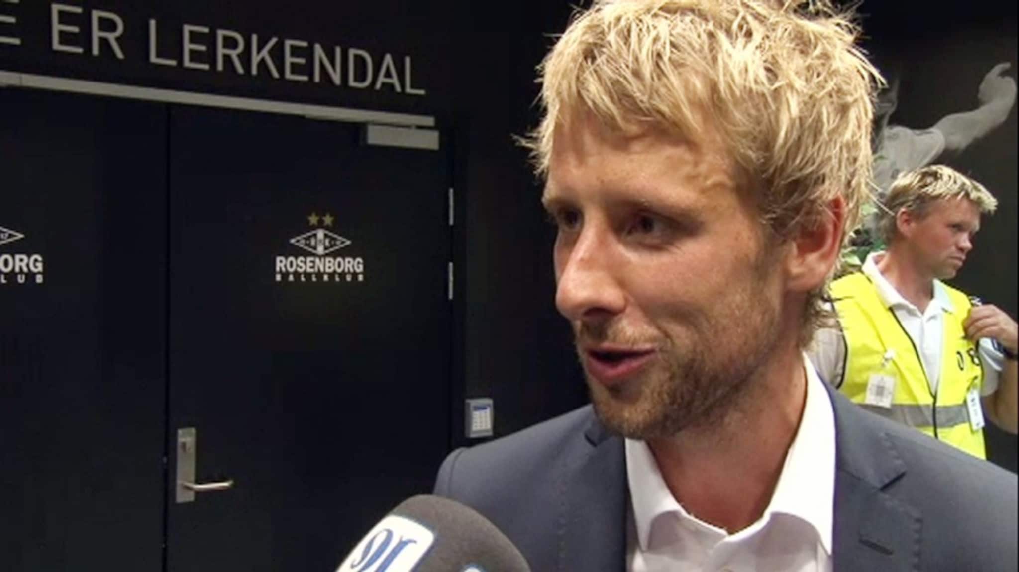Etter kampen: Tobias Mikkelsen
