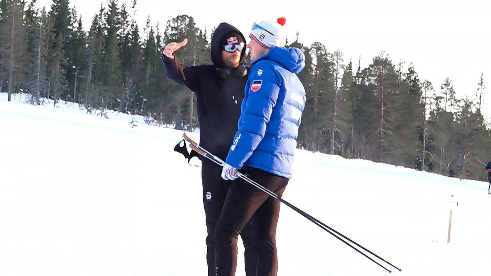 Her får lillebror gode råd av Petter Northug