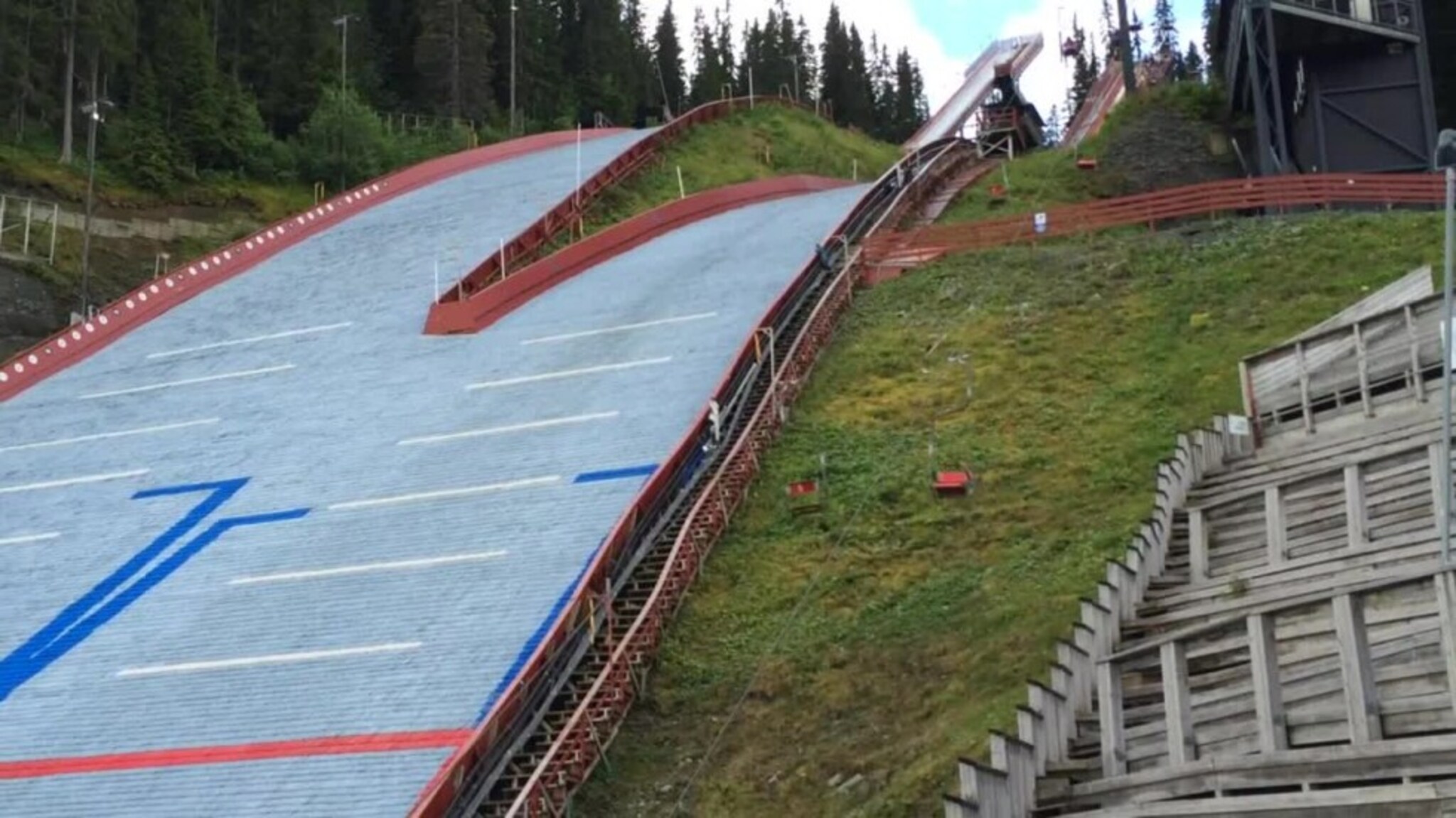 Første hopp siden Falun
