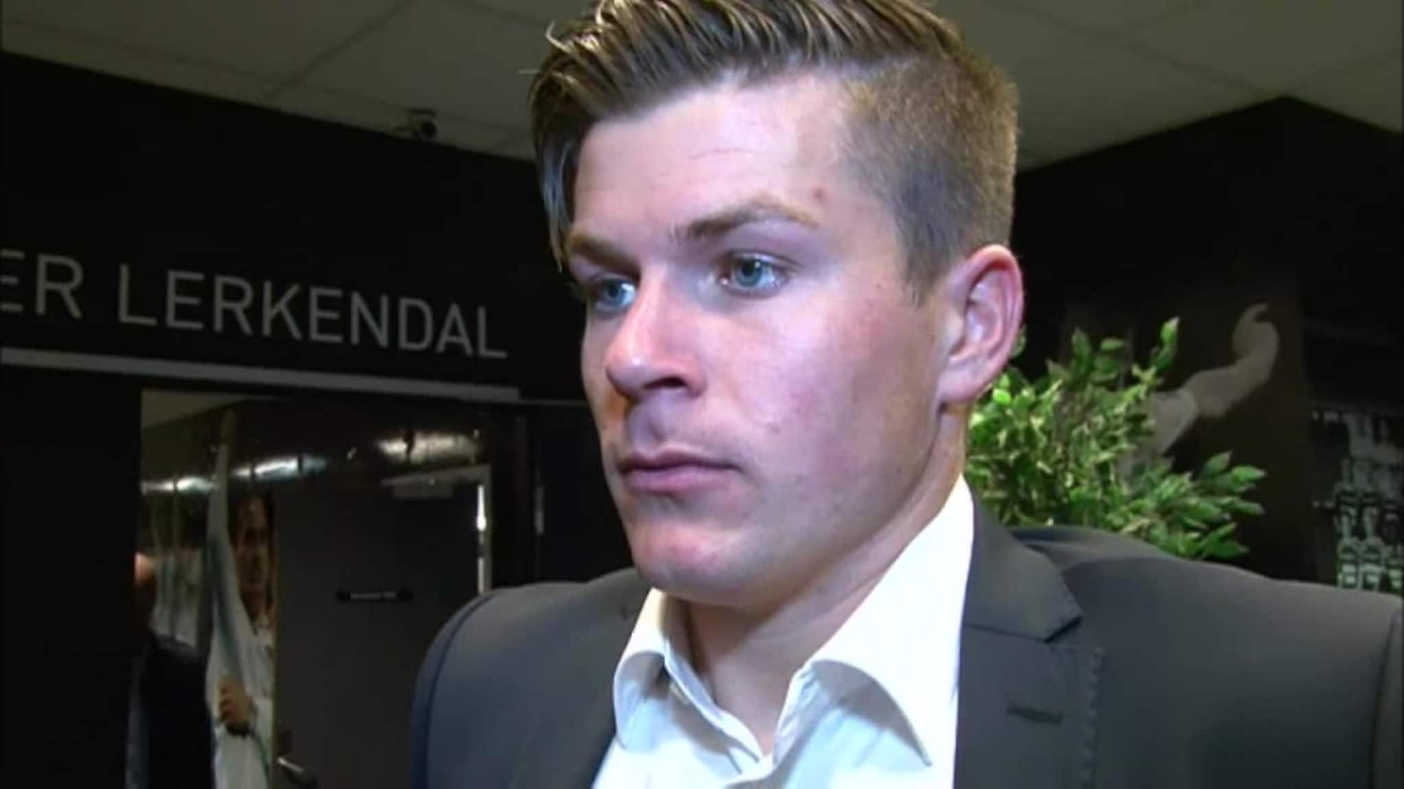 Etter kampen: Pål André Helland