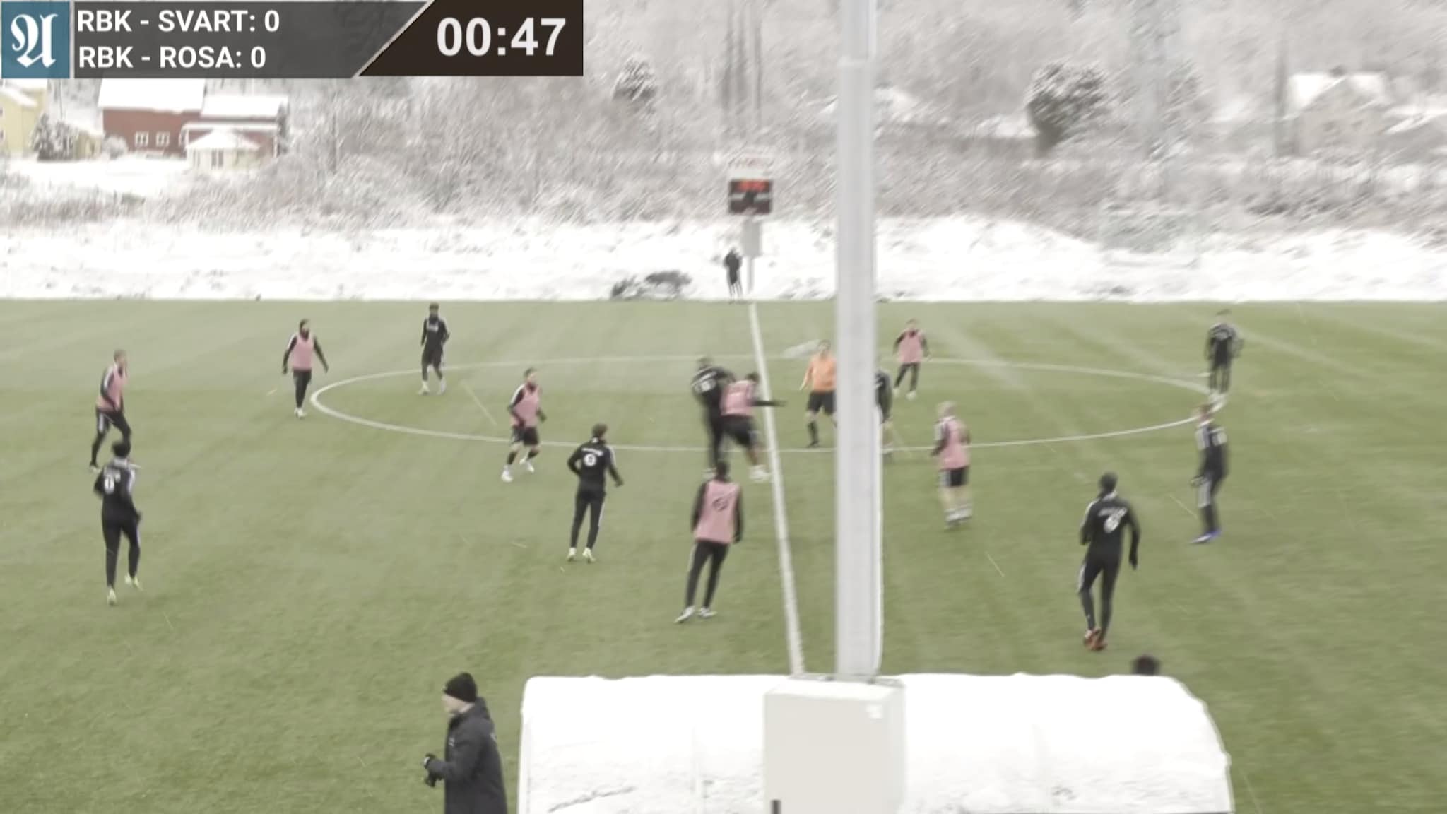 Opptak: RBK spiller internkamp