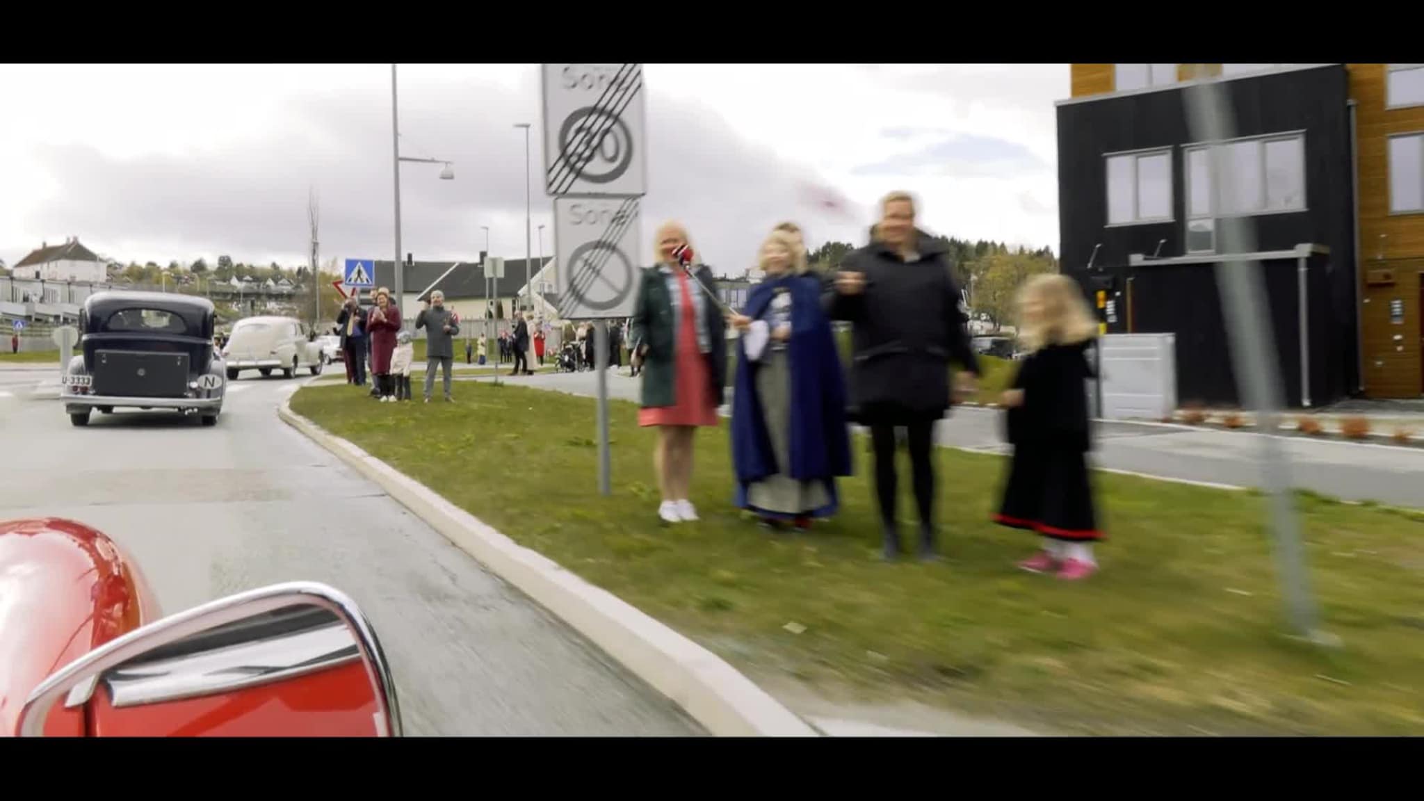 Veteranbilkortesje i Trondheim 17. mai