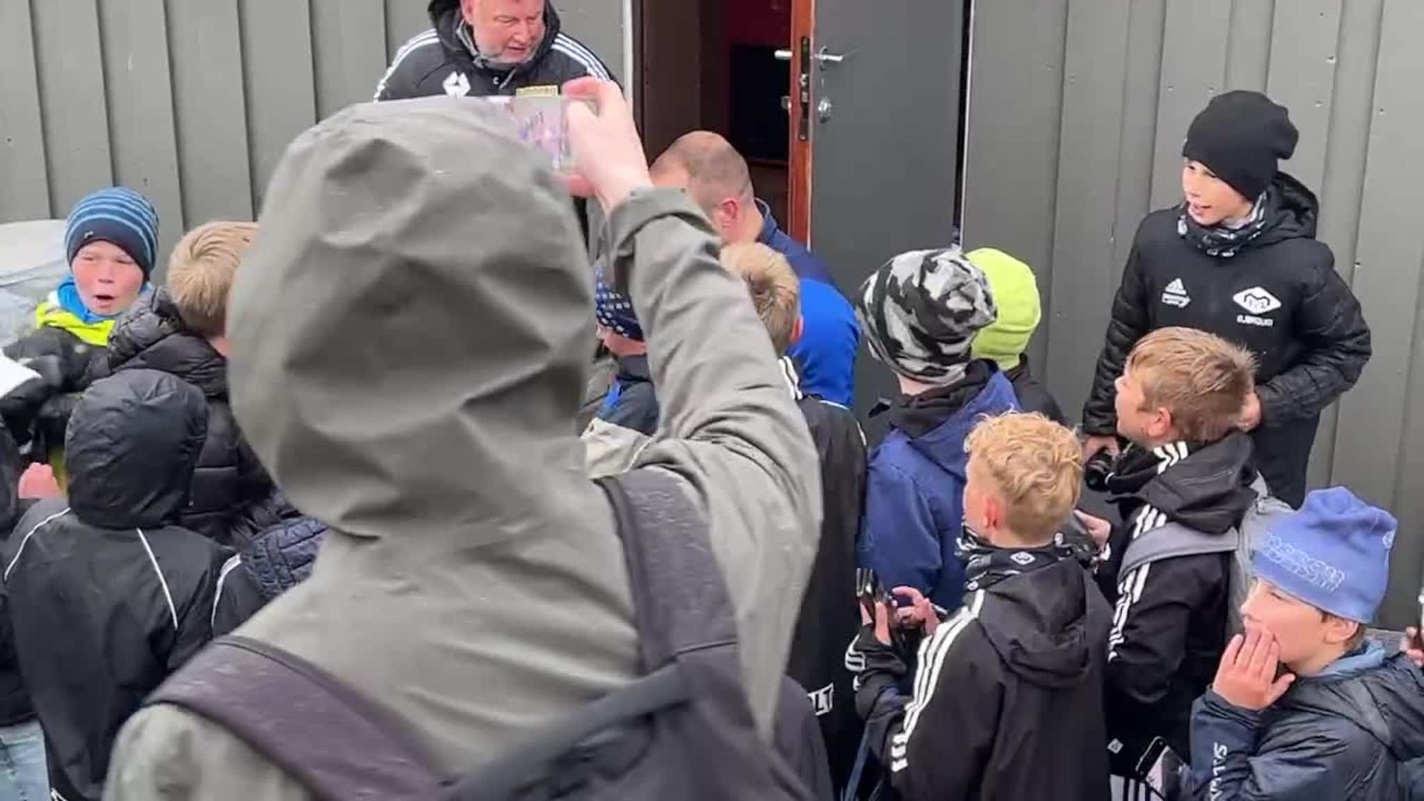 Berisha møter Melhusfans