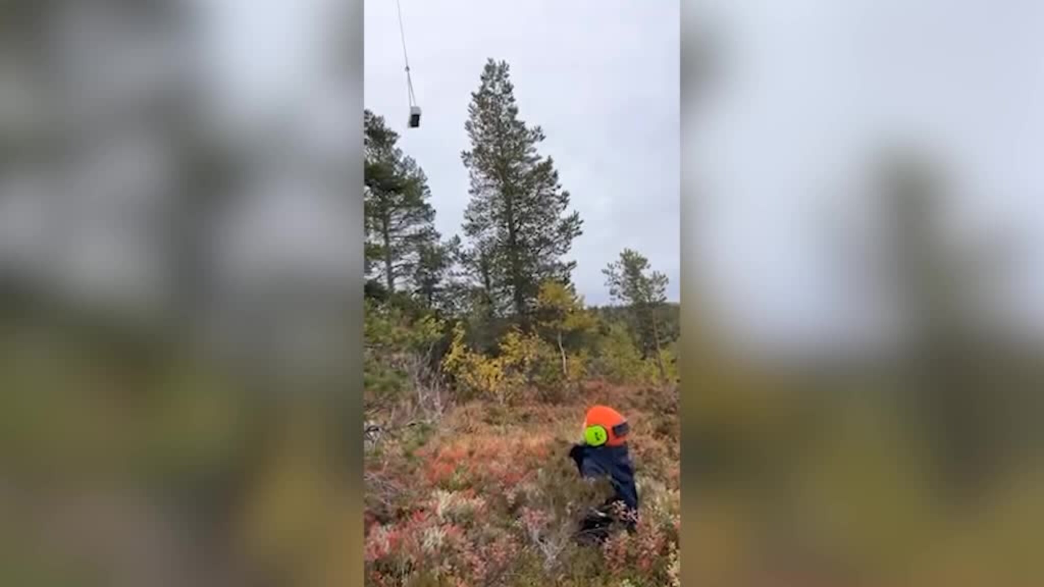 Helikopter - hytte