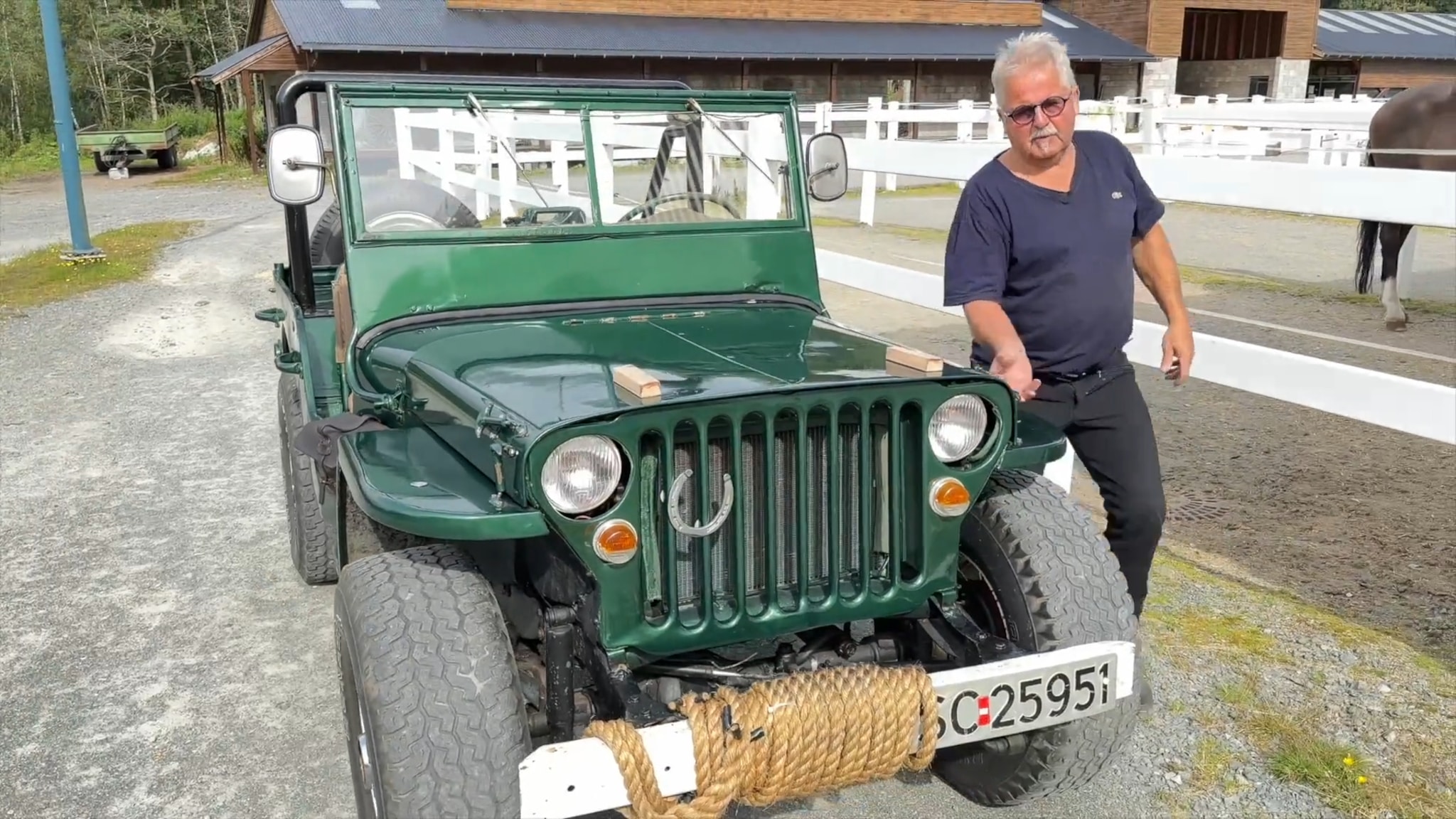 Gunnar sin Willys Jeep